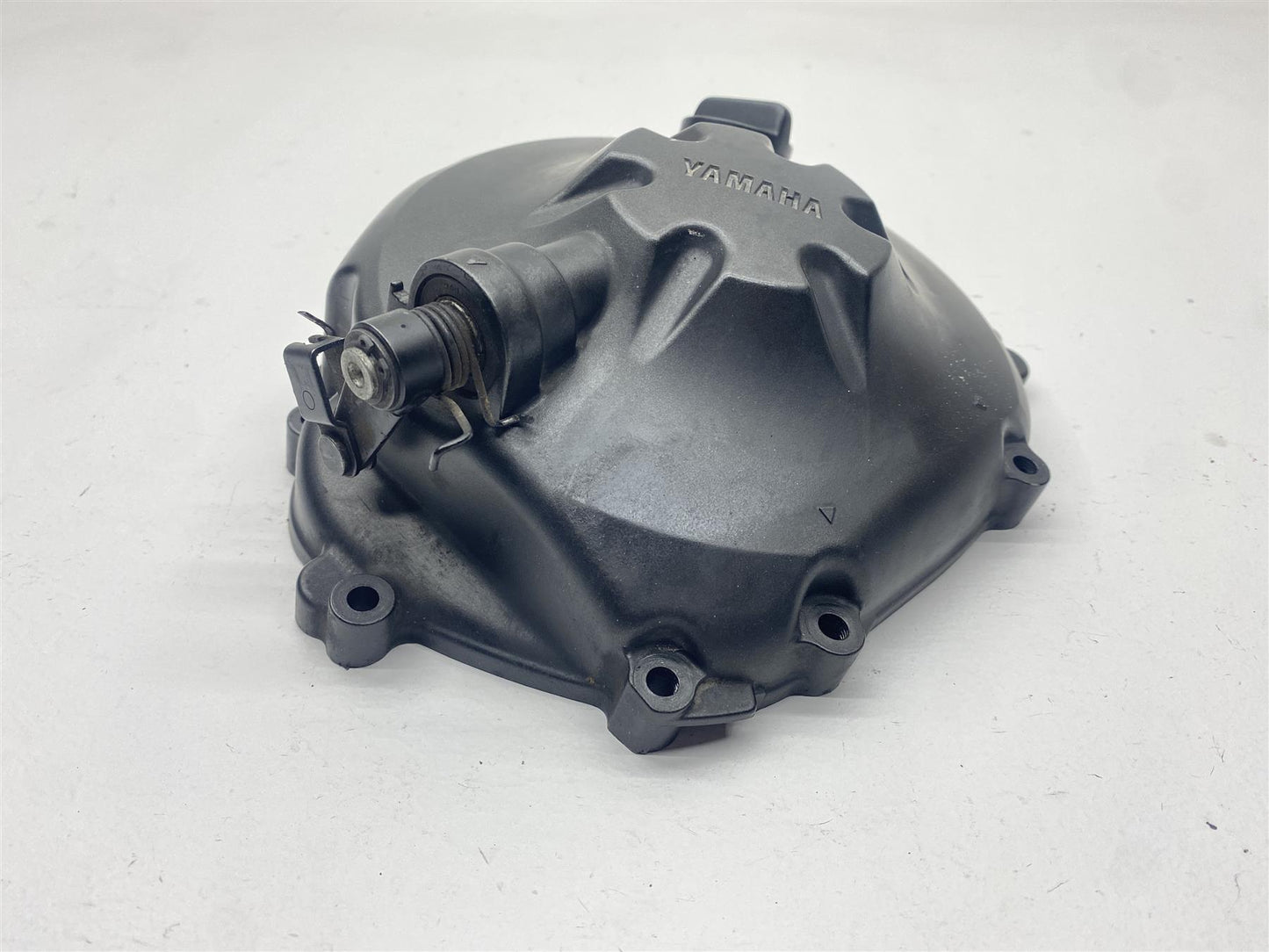 2009 Yamaha YZF-R6 Right Side Clutch Cover Engine Motor Black OEM YZF R6