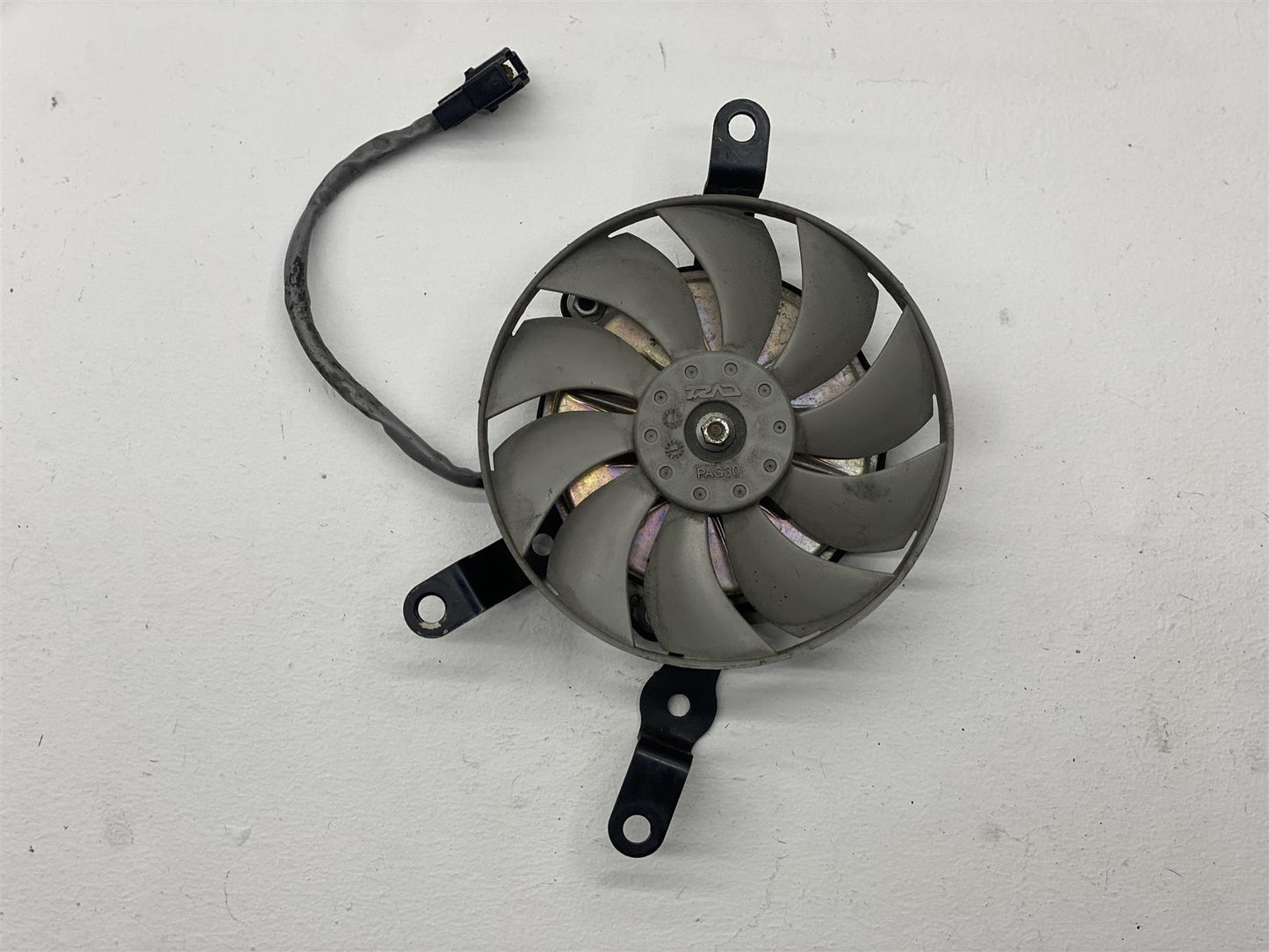 2009 Yamaha YZF-R6 Left Radiator Fan Engine Water Cooling Coolant OEM YZF R6