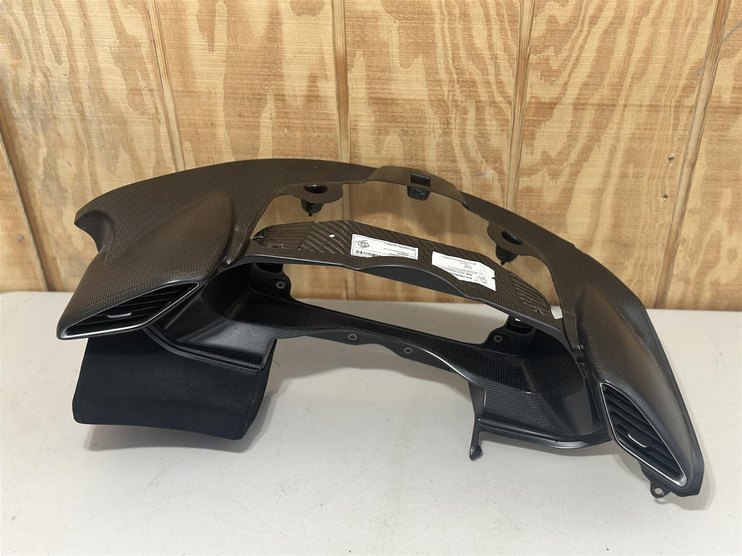 2022 Ferrari 488 Evo Challenge Dash Carbon Fiber Speedometer Trim Vent OEM