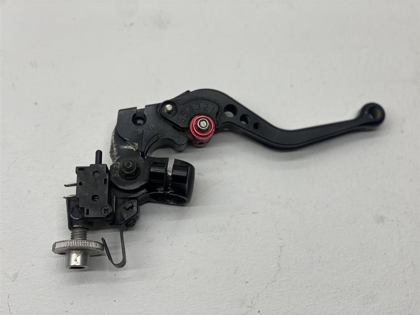 2009 Yamaha YZF-R6 MZS Clutch Perch Lever Left Handlebar Mount Handle Bar YZF R6