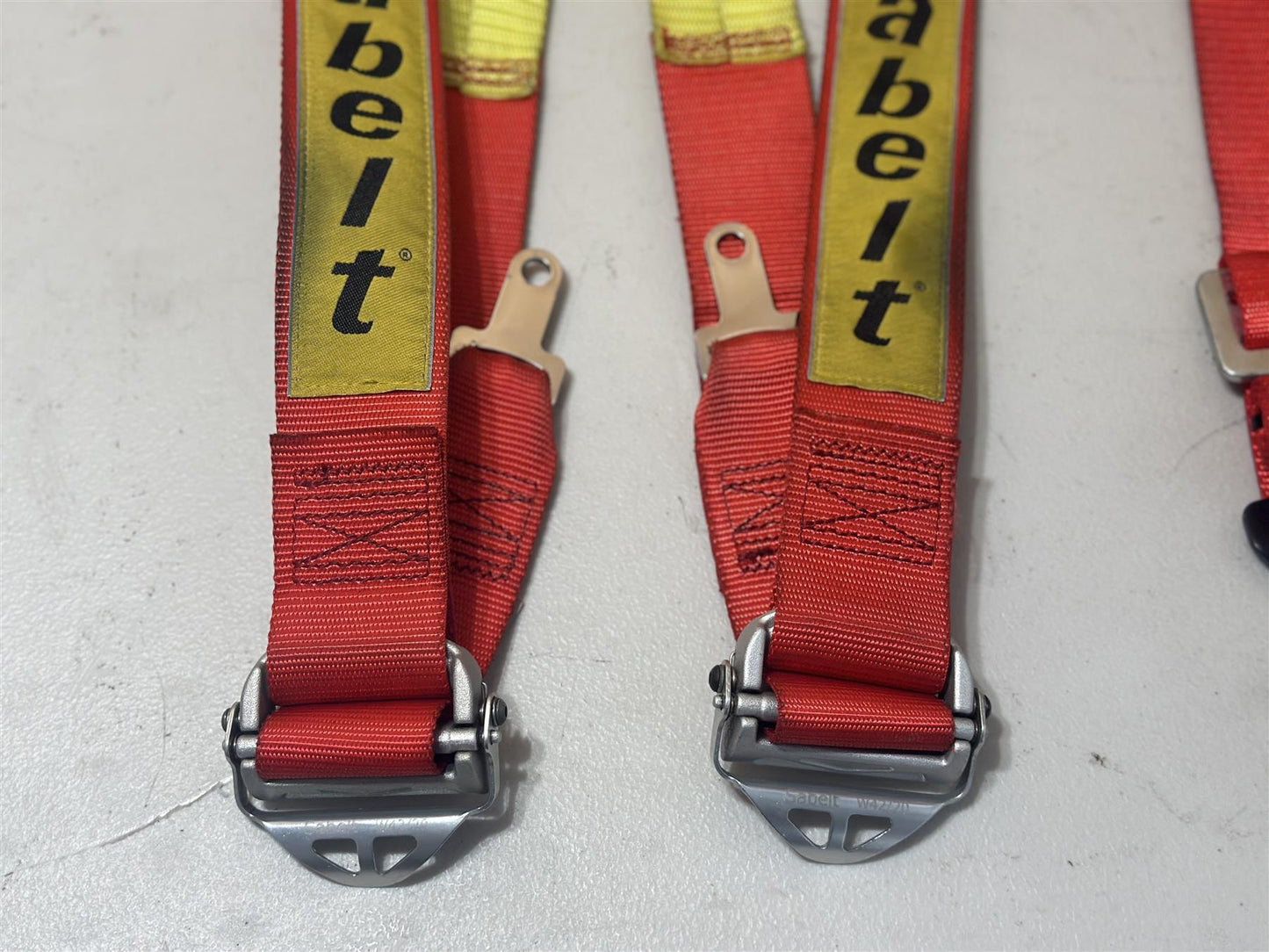 2022 Ferrari 488 Evo Challenge Sabelt Seat Belt Harness OEM Assembly Red EVO