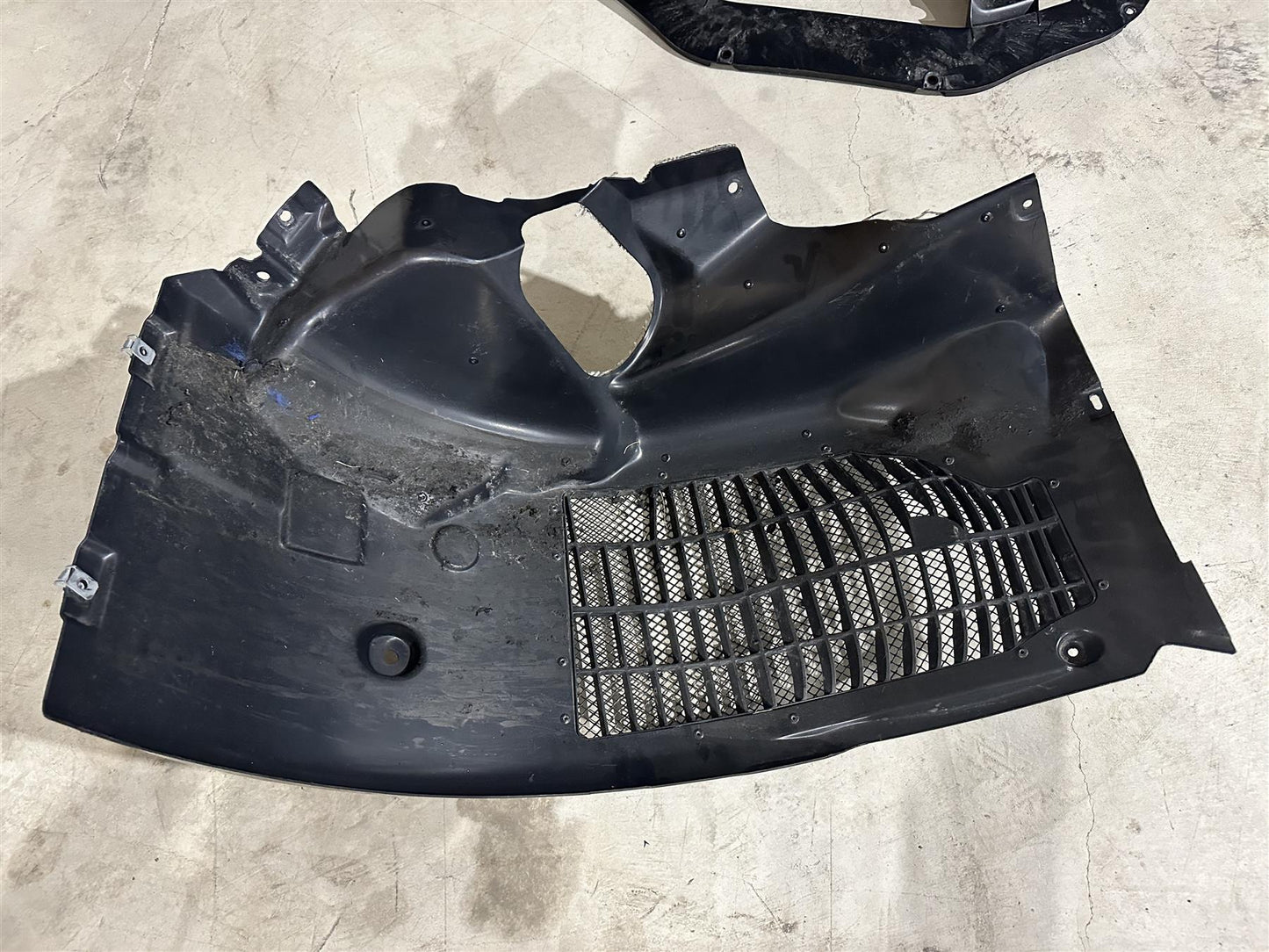 2022 Ferrari 488 Evo Challenge Inner Fender Well Liner OEM 87495000 Black EVO