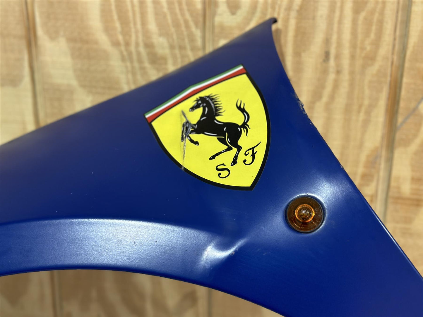 2022 Ferrari 488 Evo Challenge Front Left Fender Wing OEM Blue Plastic EVO