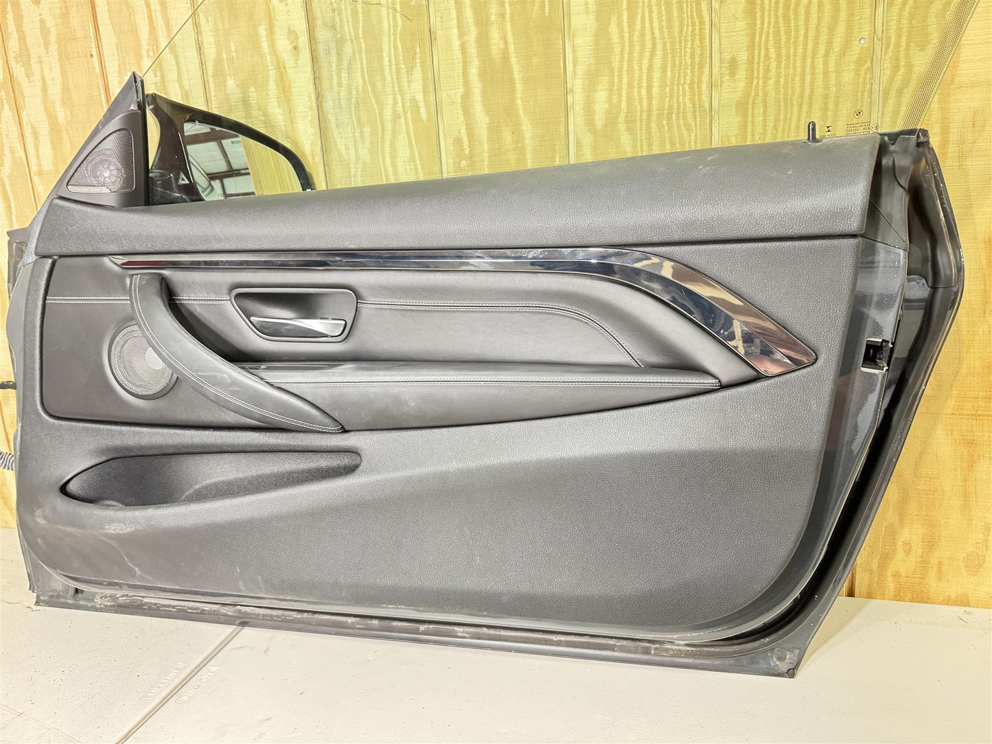 2016 BMW M4 Passenger Door Assembly OEM Left Side Mineral Grey 2015-2020