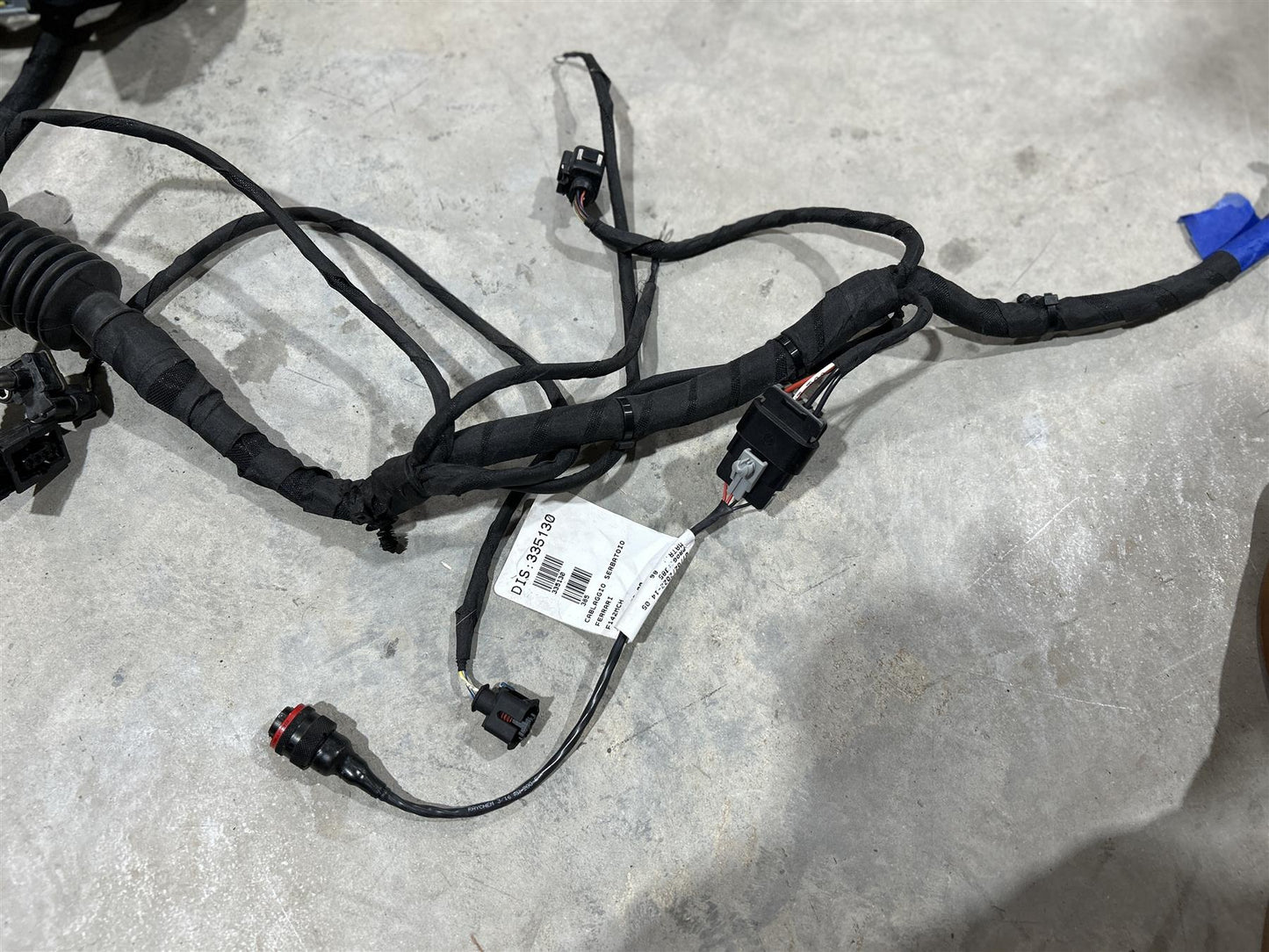 2022 Ferrari 488 Evo Challenge Body Chassis Wire Wiring Harness OEM Cable 338454